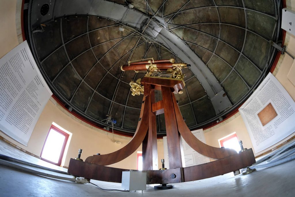Το τηλεσκόπιο Ploessl σήμερα (Κέντρο Επισκεπτών Θησείου)