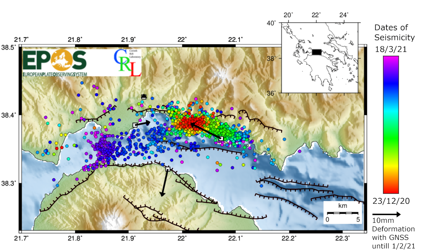 Corinth Rift Near Fault Observatory - The 2020-2021 seismic crisis in ...